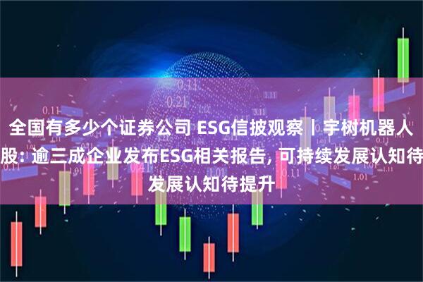 全国有多少个证券公司 ESG信披观察丨宇树机器人概念股: 逾三成企业发布ESG相关报告, 可持续发展认知待提升